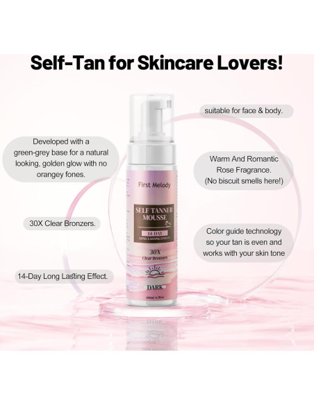 Loción Bronceadora Corporal First Melody Mousse-1 200g