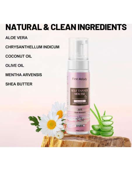 Loción Bronceadora Corporal First Melody Mousse-1 200g