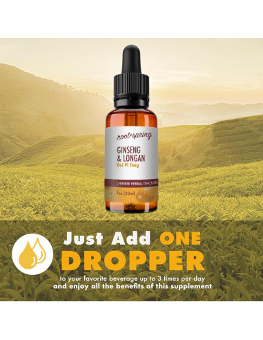 Tintura Herbal Ginseng y Longan 30 ml - root + spring