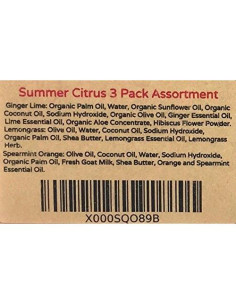 Asortimento Jabones Naturales NSW - 3 Barras Cítricas 113 g 2