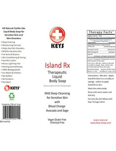 Jabón Líquido Corporal Terapéutico Keys Island Rx 223g - Hidratante 2