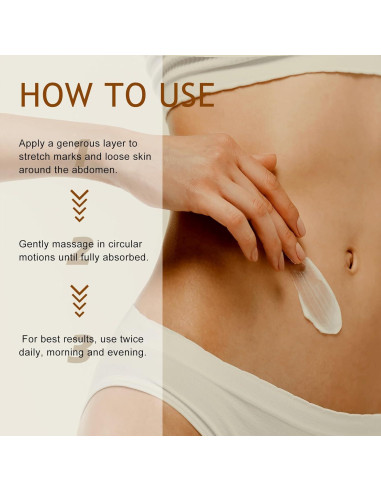 Crema Reafirmante B Flat Belly - Hidratante para Abdomen y Muslos