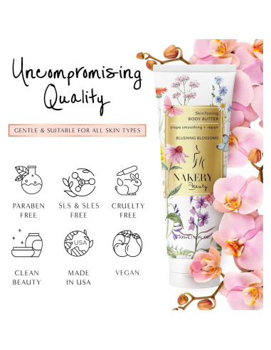 Manteca Corporal Nakery Anti Envejecimiento 300ml - Crema Hidratante y Reafirmante