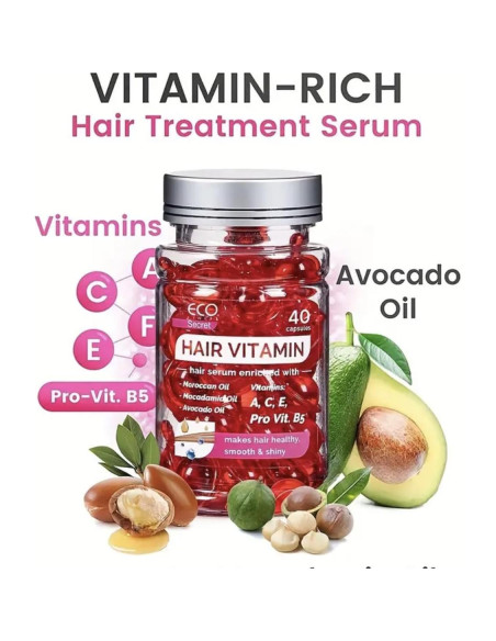 Suero Tratamiento Capilar Sin Enjuague Genérico 40 Cápsulas