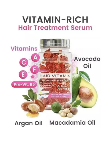 Suero Tratamiento Capilar Sin Enjuague Genérico 40 Cápsulas