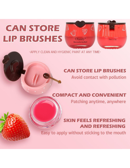 Bálsamo Labial Hidratante Eakroo 10 PCS Miel y Frutas