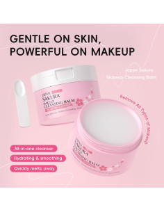 Bálsamo Limpiador Facial Sakura Makeup MIESCHER 150g Hidratante 2