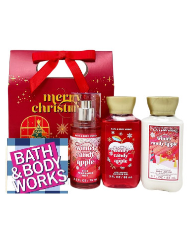 Conjunto Regalo Mini Manzana Caramelo Bath & Body Works 75 mL