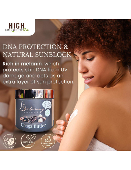 Mantequilla de Chaga Orgánica High FrequencTea 226.8g - Cuidado Piel