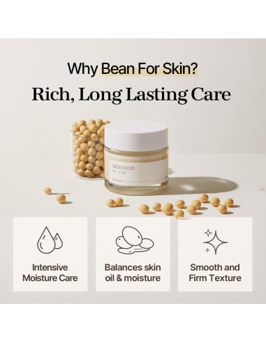 Mixsoon Dúo de Cuidado Facial Esencia y Crema de Frijol 100ml