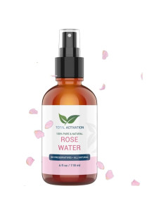 Spray de Agua de Rosa Orgánica Total Activation 118 ml - Tónico Hidratante Natural