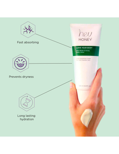 Crema Corporal Hey Honey Manteca de Karité y Miel 192 g