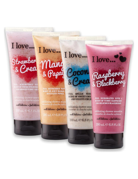 Exfoliante Corporal I LOVE - 4 Pack Gel de Ducha 192.8g