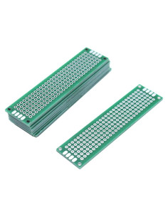 Placas de Circuito Impreso Doble Cara Sscon 20Pcs 2x8cm