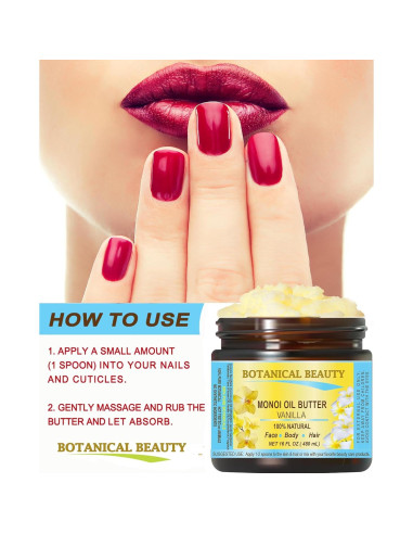 Mantequilla de Monoi Vainilla Pura 118ml Belleza Botánica