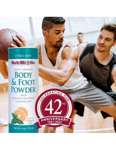 Polvo Absorbente para Cuerpo y Pies NutriBiotic 113 g Vegano