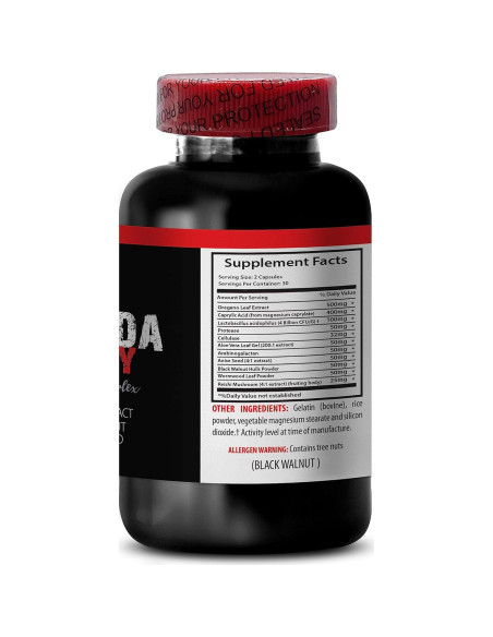 Suplemento Antifúngico Aloe Vera 120 Cápsulas - Candida Away