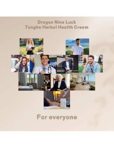 Crema Herbal Tonghe Dragon Nine Luck 30g - Set de 10 Botellas