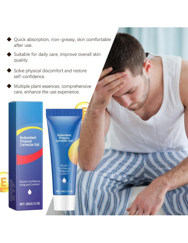 Gel Corrector de Prepucio Redundante Redundant 20G Cuidado Piel