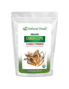 Polvo de Extracto de Hongo Cordyceps Orgánico Z Natural Foods 470g