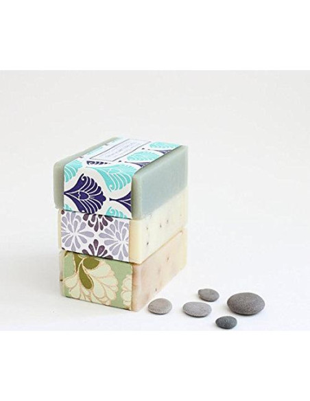 Juego de Jabones Naturales Hechos a Mano - 3 Barras 99g