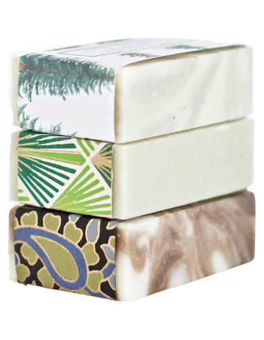 Juego de Jabones Naturales Hechos a Mano - 3 Barras 99g