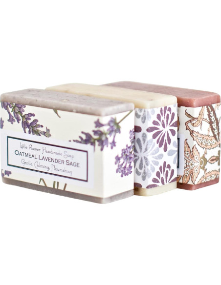 Juego de Jabones Naturales Hechos a Mano - 3 Barras 99g