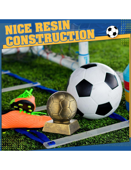 Trofeo de Fútbol Liliaafar MTY0748 Bronce Dorado 10x8x8 cm