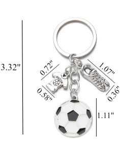 Llavero de Fútbol PHAETON 20PCS Souvenirs Deportivos 2