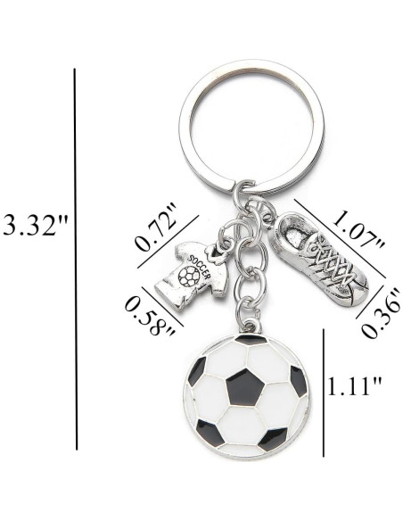 Llavero de Fútbol PHAETON 20PCS Souvenirs Deportivos