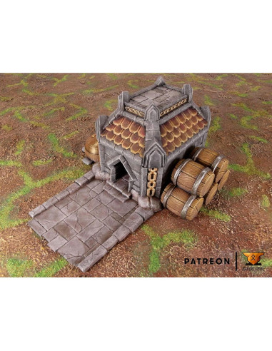 Cervecería Enano 3D EnderToys para Wargames 28mm