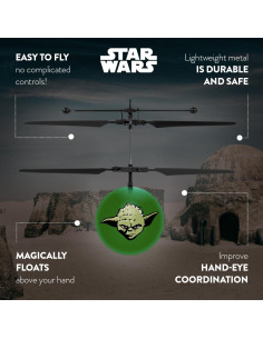 Bola Voladora Yoda World Tech Toys - Dron Sensor Movimiento USB 2