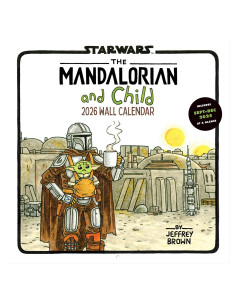 Star Wars The Mandalorian and Child 2026 Wall Calendar