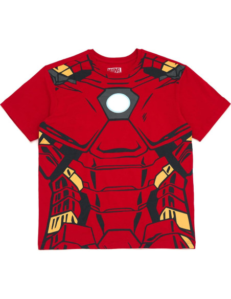 Camiseta de Cosplay Marvel Iron Man para Niños y Adultos