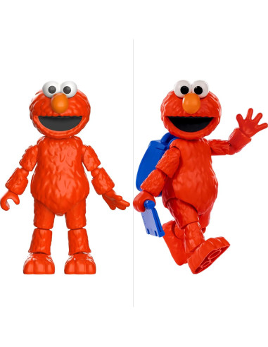 Figuras posables Blokees Sesame Street - Elmo, Big Bird, Cookie Monster, Ally