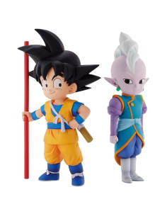 Figura Coleccionable Ichibansho Son Goku y Kai Mini Bandai