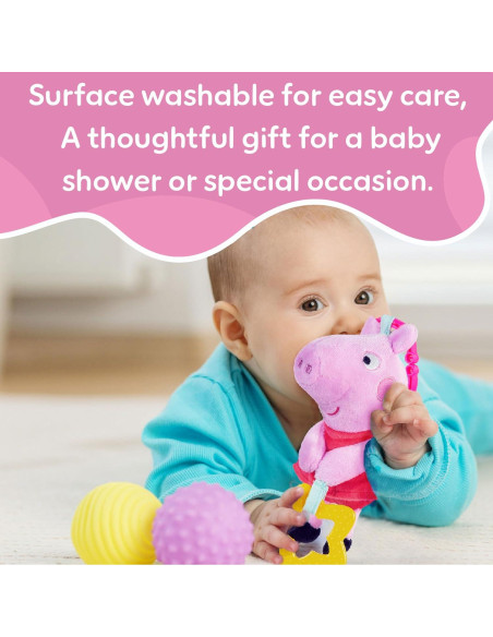 Juguete de Actividad Peppa Pig 3D - Mordedor y Sonajero 23 cm
