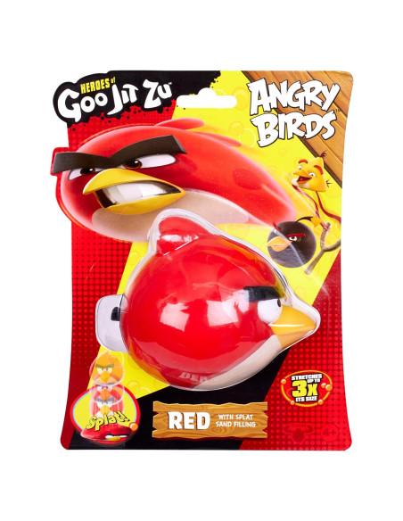 Figura Estirable Angry Birds Bandai Goo JIT Zu 8.5x12x8 cm