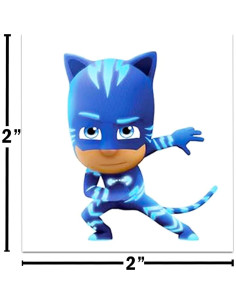 Conjunto de Tatuajes Temporales PJ Masks - 72 Unidades 5.08 cm 2