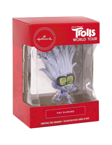 Adorno Navideño Hallmark Tiny Diamond Trolls 5.23x8.76cm