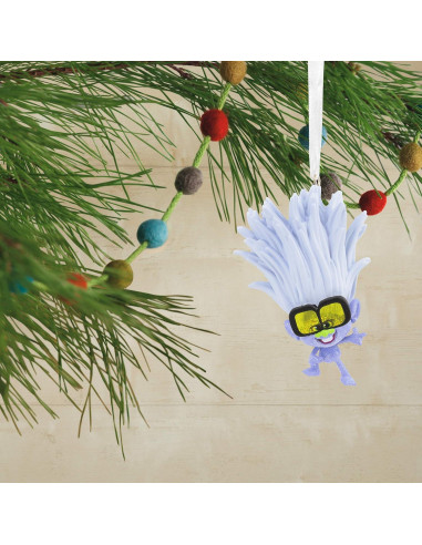 Adorno Navideño Hallmark Tiny Diamond Trolls 5.23x8.76cm