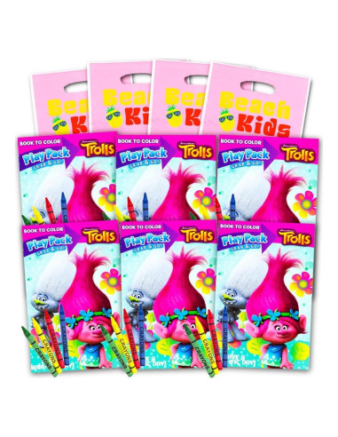 Conjunto de Favoritos de Fiesta Trolls Dreamworks - 6 Paquetes