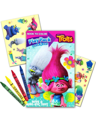 Conjunto de Favoritos de Fiesta Trolls Dreamworks - 6 Paquetes