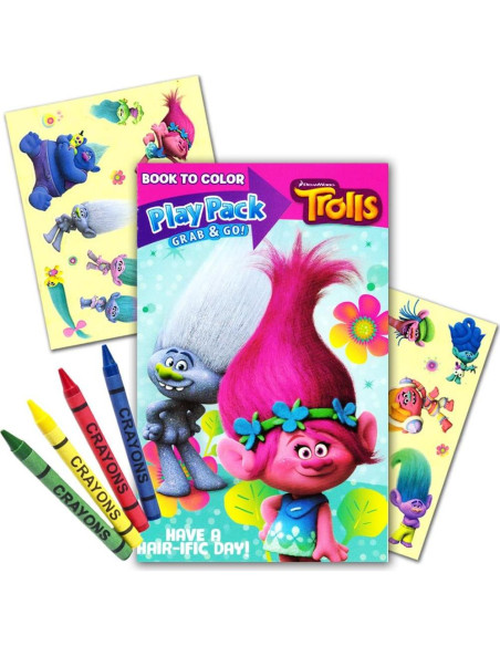 Conjunto de Favoritos de Fiesta Trolls Dreamworks - 6 Paquetes