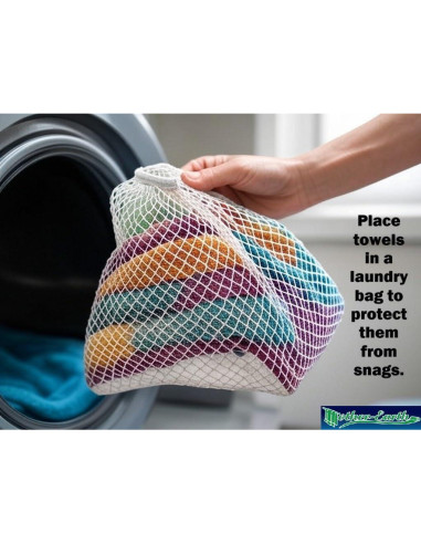 Toallas de Baño Mother-Earth 6 Unidades 30.48x30.48cm Suaves