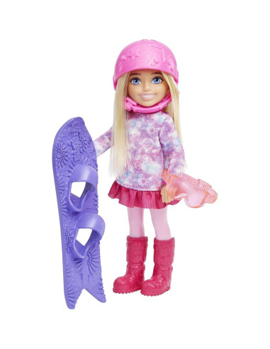 Muñeca Barbie Chelsea Snowboarder con Accesorios - Mattel