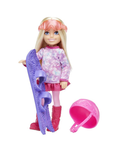 Muñeca Barbie Chelsea Snowboarder con Accesorios - Mattel