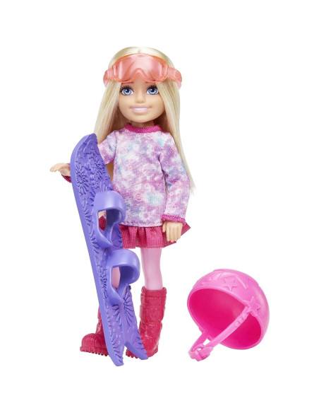 Muñeca Barbie Chelsea Snowboarder con Accesorios - Mattel