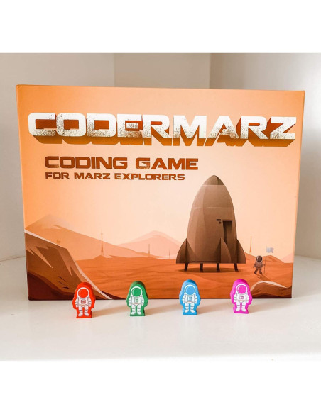 Juego de mesa CoderMarz - Aprendizaje de IA y Marte 6+