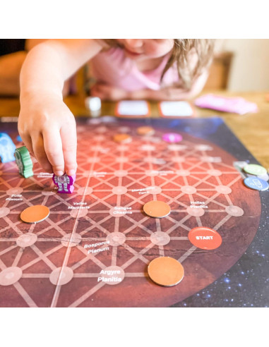 Juego de mesa CoderMarz - Aprendizaje de IA y Marte 6+